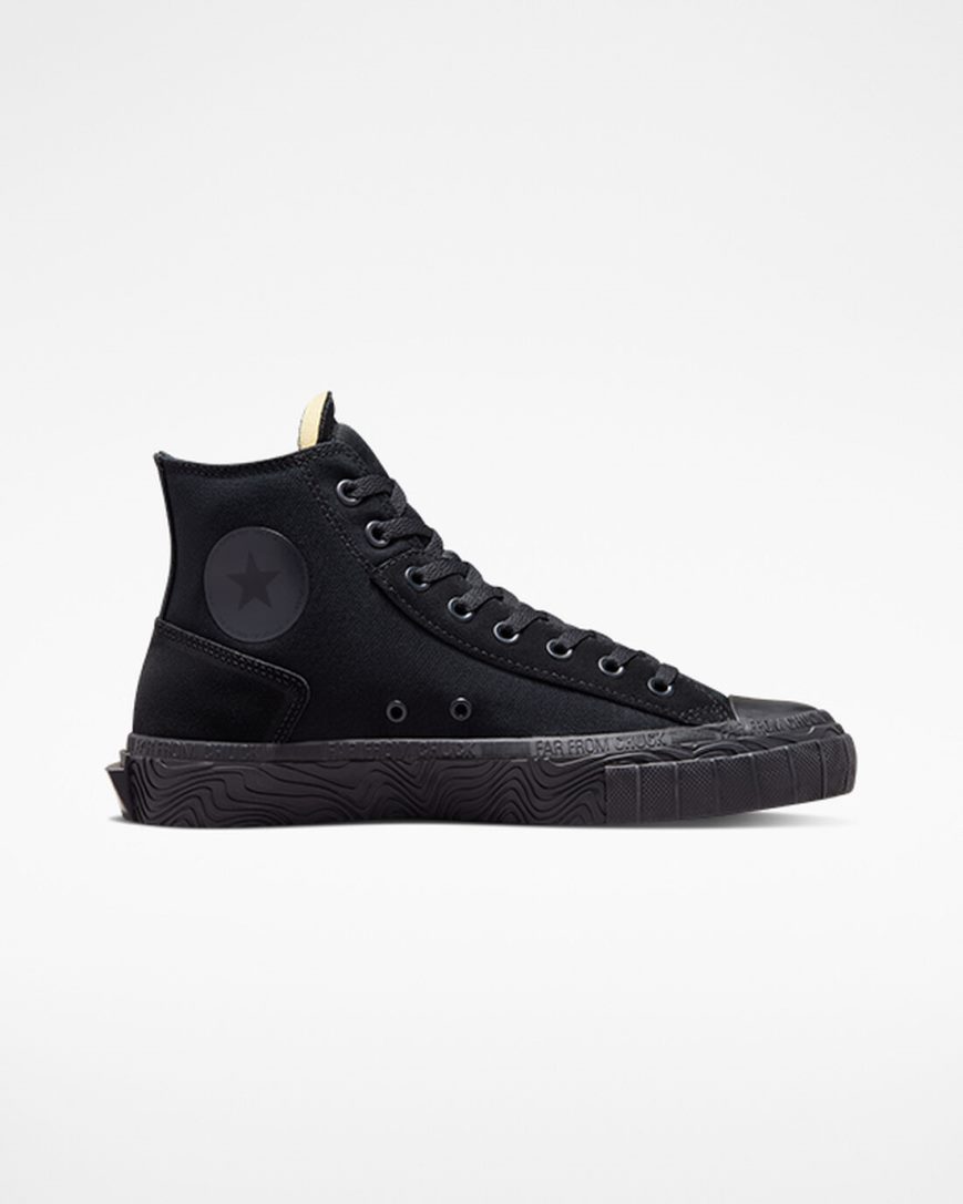 Tenisky Vysoke Converse Chuck Taylor Alt Star Wavy Panske Čierne Tmavo Siva Čierne | SK 5EKMC6